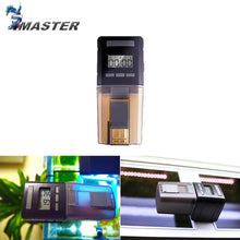 Load image into Gallery viewer, Automatic Fish Feeder Fish Tank Aquarium Fish Food Dispenser LCD Display Timer Pet Feeding Dispenser Adjustable Auto Feeder

