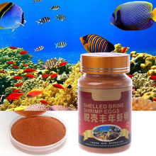 Load image into Gallery viewer, Aquarium Nutrition Brine Shrimp Shelled Eggs Healthy Fish Food Feeding
