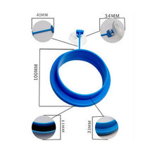 Load image into Gallery viewer, Floating Food Tray Feeder Tool Plastic Square/Round Feeding Frame Blue Aquarium Feeding Ring Fish Supplies Aquatic Products
