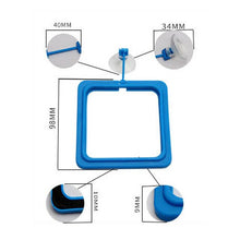 Load image into Gallery viewer, Floating Food Tray Feeder Tool Plastic Square/Round Feeding Frame Blue Aquarium Feeding Ring Fish Supplies Aquatic Products
